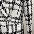 Check wool double-breasted blazer - ROUTINE FASHION